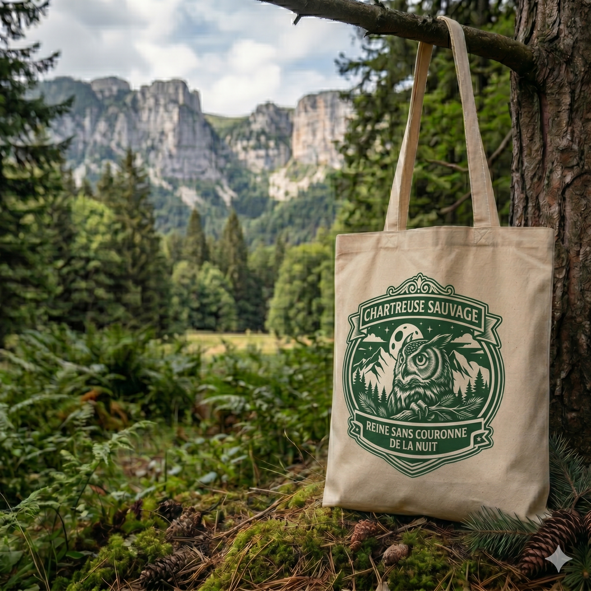 Tote bag Chouette